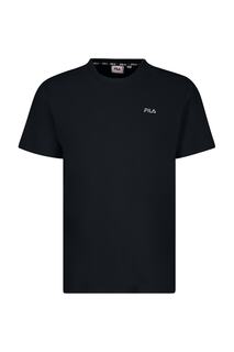 Женская/девчачья черная футболка Fila, черный