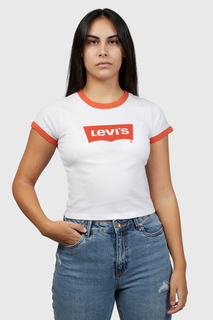 Женская/девчачья футболка для взрослых Levi&apos;s, разноцветный Levis
