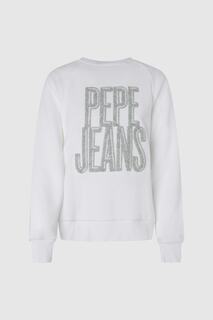 Толстовка - Белый - Классический крой Pepe Jeans, белый