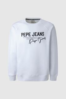 Толстовка - Белый - Классический крой Pepe Jeans, белый