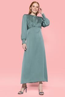 Вечернее платье - Хаки - Макси Trendyol Modest, хаки