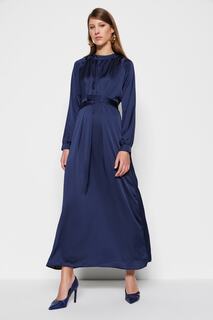 Вечернее платье - Темно-синий - Макси Trendyol Modest, темно-синий