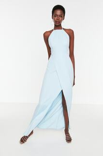 Вечернее платье и платье для выпускного – Темно-синий – Bodycon Trendyol