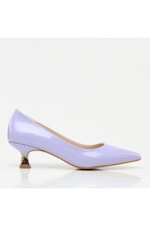 Высокие каблуки - Фиолетовый - Туфли на шпильке Hotiç