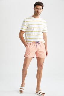 Короткие базовые шорты для плавания DeFacto, розовый