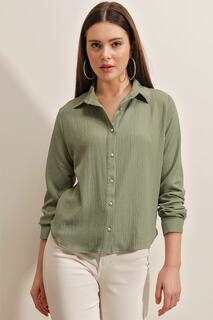 Вязаная рубашка - Чагла Bigdart, зеленый