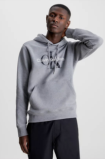 Толстовка - Серый - Классический крой Calvin Klein, серый