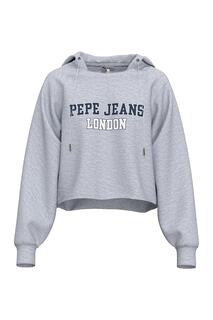 Толстовка - Серый - Классический крой Pepe Jeans, серый