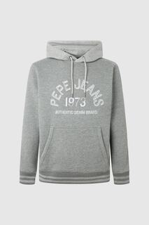 Толстовка - Серый - Классический крой Pepe Jeans, серый