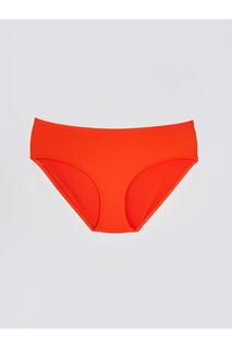 Женские плавки бикини без принта LC Waikiki, оранжевый