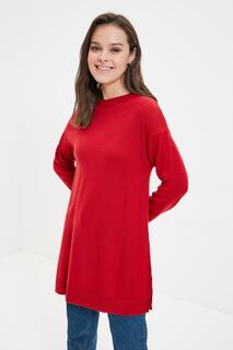 Красный вязаный свитер Trendyol Modest