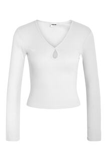 Ярко-белая блузка для женщин/девочек Noisy May, белый