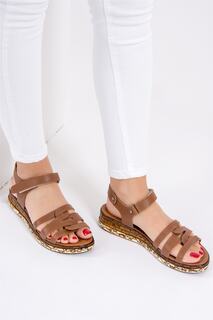 Женские светло-коричневые сандалии Fox Shoes, коричневый