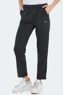 Женские спортивные штаны Ismo темно-серые Slazenger, черный