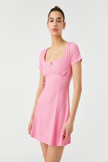 Розовое платье для девочки Koton, зеленый