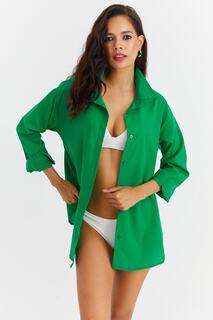 Рубашка – зеленая – стандартного кроя Cool &amp; Sexy, зеленый