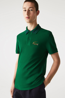 Рубашка – зеленая – стандартного кроя Lacoste, зеленый