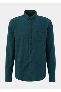 Рубашка – зеленая – стандартного кроя QS by s.Oliver, зеленый