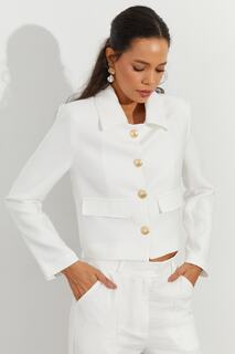 Куртка - Белый - Классический крой Cool &amp; Sexy, белый