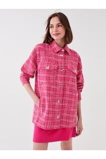 Рубашка - Розовая - Классический крой LC Waikiki, розовый