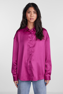 Рубашка - Розовая - Классический крой PIECES, розовый