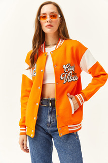 Куртка - Оранжевый - Oversize Olalook, оранжевый