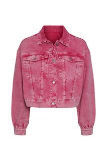 Куртка - Розовый - Классический крой PIECES, розовый