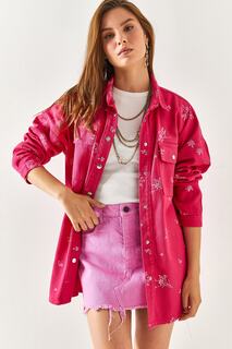 Куртка - Розовый - Классический крой Olalook, розовый