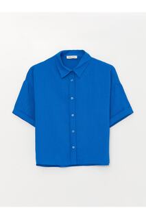 Рубашка – синяя – стандартного кроя LC Waikiki, синий