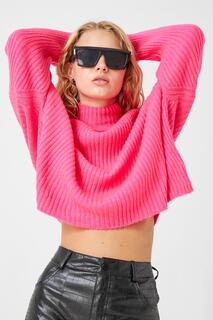 Женский розовый свитер Koton