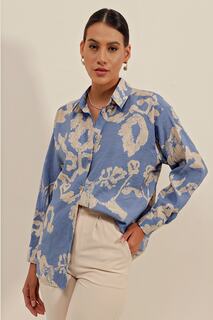 Длинная базовая рубашка Oversize – V. Indigo Bigdart, синий