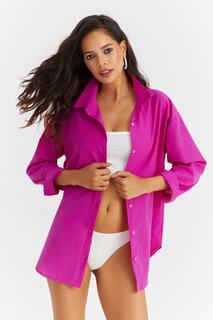 Рубашка - Фиолетовый - Классический крой Cool &amp; Sexy, фиолетовый