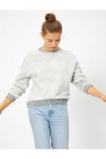 Женский серый свитер Koton