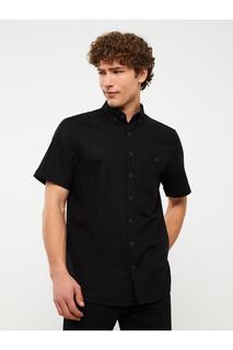 Рубашка – черная – стандартного кроя LC Waikiki, черный