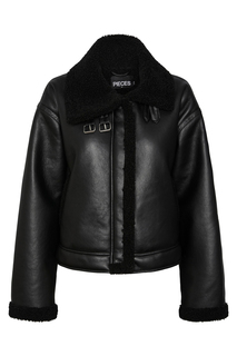 Куртка - Черный - Классический крой PIECES, черный