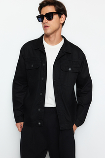 Куртка - Черный - Классический крой Trendyol, черный
