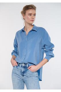 Рубашка Lux Touch из модала Boyfriend Mavi, синий
