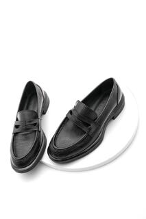 Туфли-лоферы - Черный - Блок Marjin, черный
