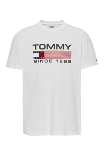 Логотип Tjm Clsc Athletic Twisted Tommy Hilfiger, белый