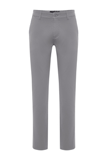 Светло-серые брюки Trendyol, серый