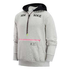 Толстовка Nike NBA Courtside Hooded Jacket &apos;Grey&apos;, серый