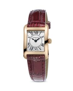 Классические часы Carree, 23 мм Frederique Constant, цвет Red