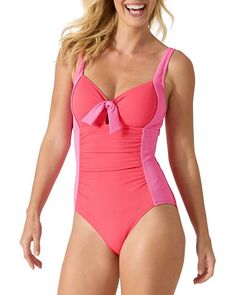 Сплошной купальник Island Cays Tommy Bahama, цвет Pink