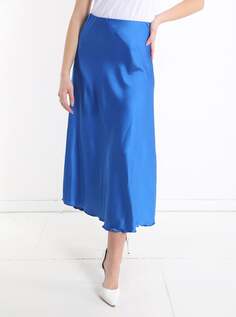 Атласная пышная юбка, цвет Electric blue NO Brand