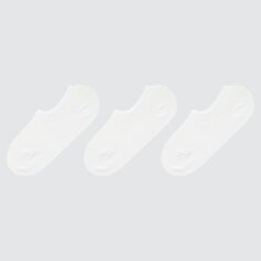 Невидимые носки (3 пары) UNIQLO, белый