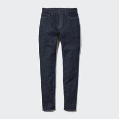 Ультраэластичные джинсы skinny fit UNIQLO, синий