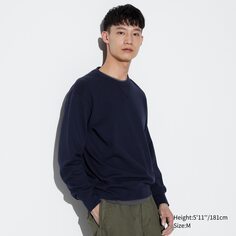 Плюшовая толстовка UNIQLO, темно-синий