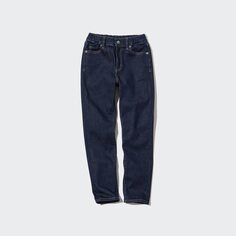 Мягкие ультраэластичные джинсы для детей UNIQLO, синий