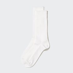 Хлопковые носки supima piqé UNIQLO, белый