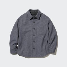 Куртка-рубашка UNIQLO, серый
